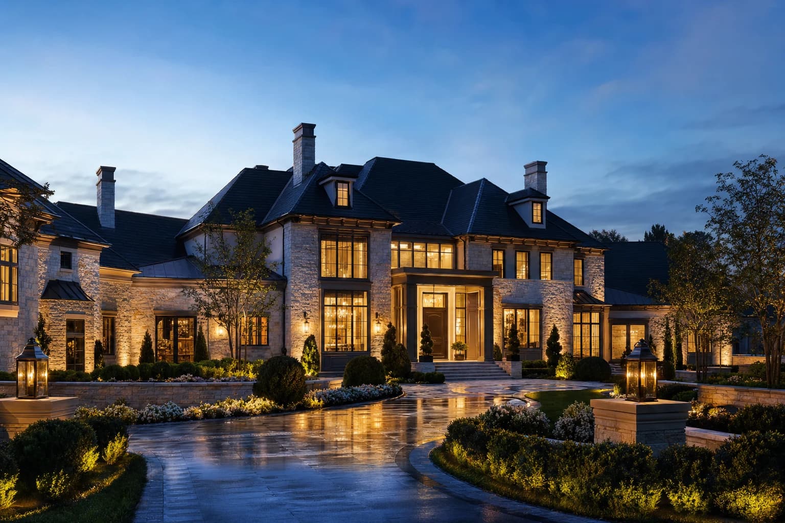 An ultra-luxury Custom Homes in a high-end estate in Aldie, Virginia