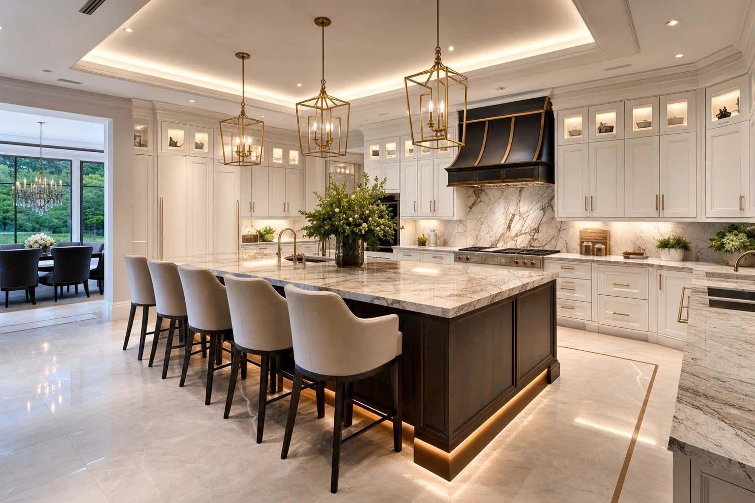 An ultra-luxury Kitchen Remodeling in a high-end estate in Aldie, Virginia