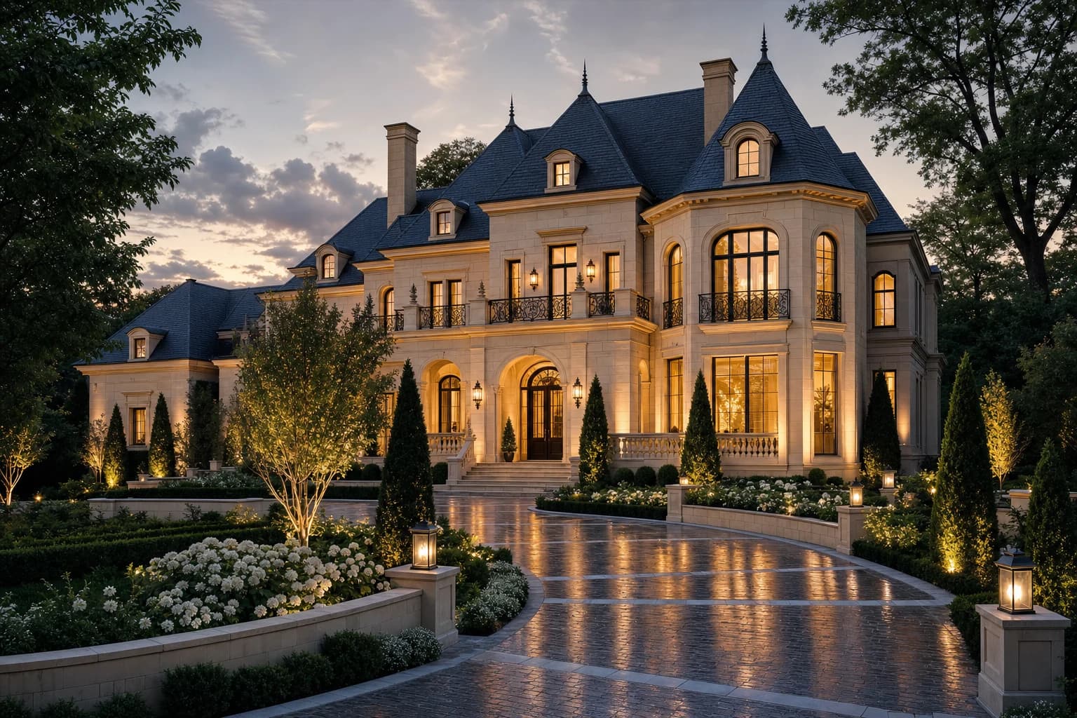 An ultra-luxury Custom Homes in a high-end estate in Alexandria, Virginia