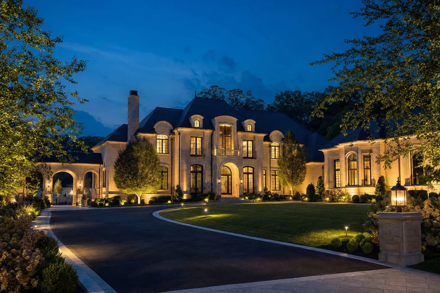 An ultra-luxury Custom Homes in a high-end estate in Chantilly, Virginia