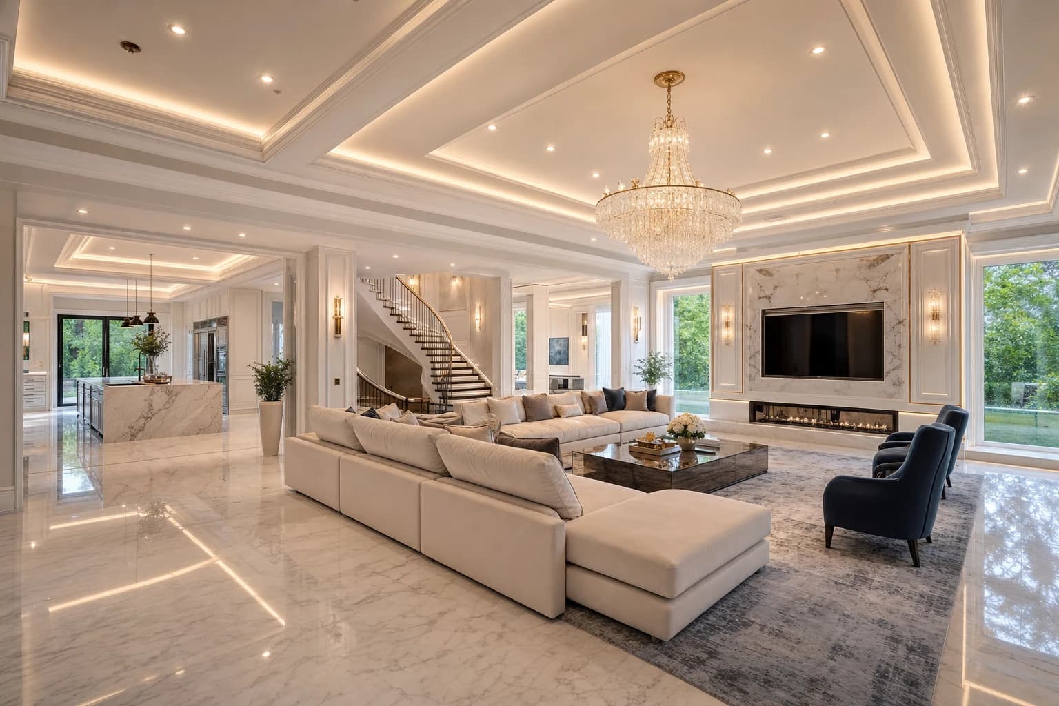 An ultra-luxury Full-Home Renovations in a high-end estate in Chantilly, Virginia