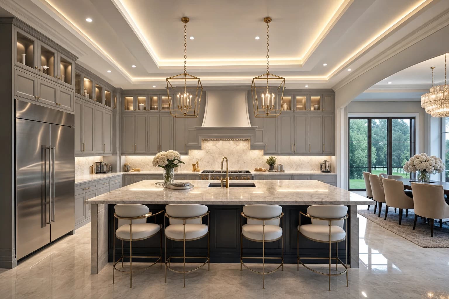 An ultra-luxury Kitchen Remodeling in a high-end estate in Chantilly, Virginia