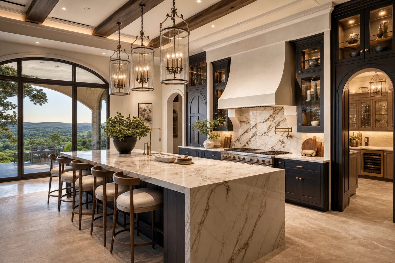 An ultra-luxury Kitchen Remodeling in a high-end estate in Delaplane, Virginia