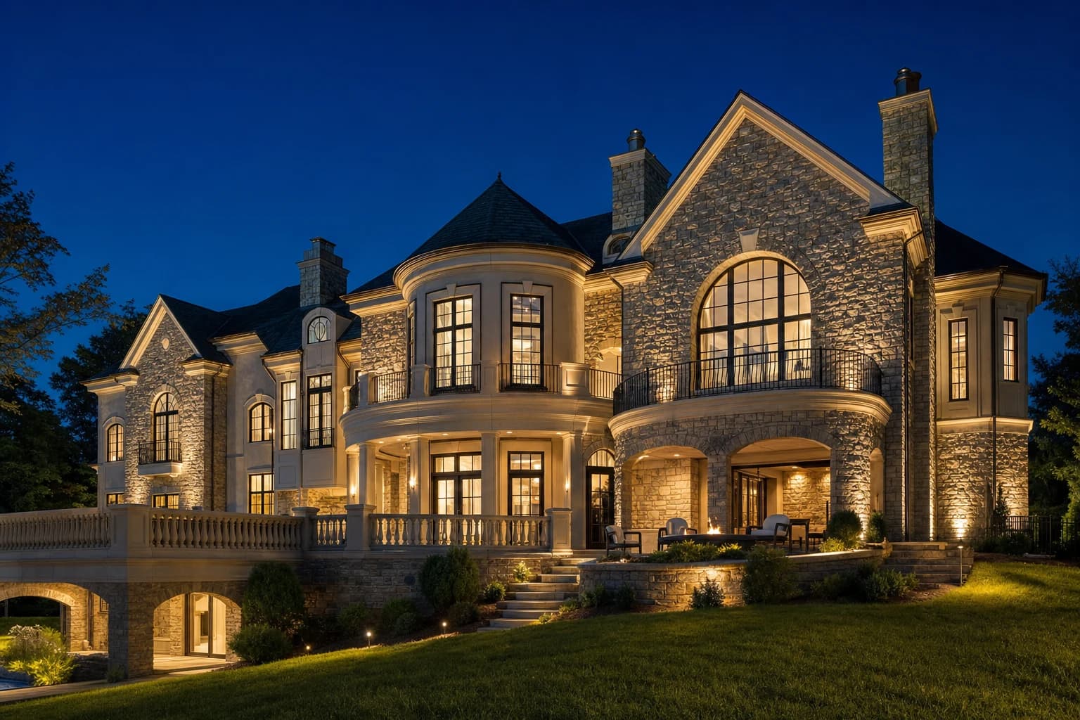 An ultra-luxury Custom Homes in a high-end estate in Fairfax Station, Virginia