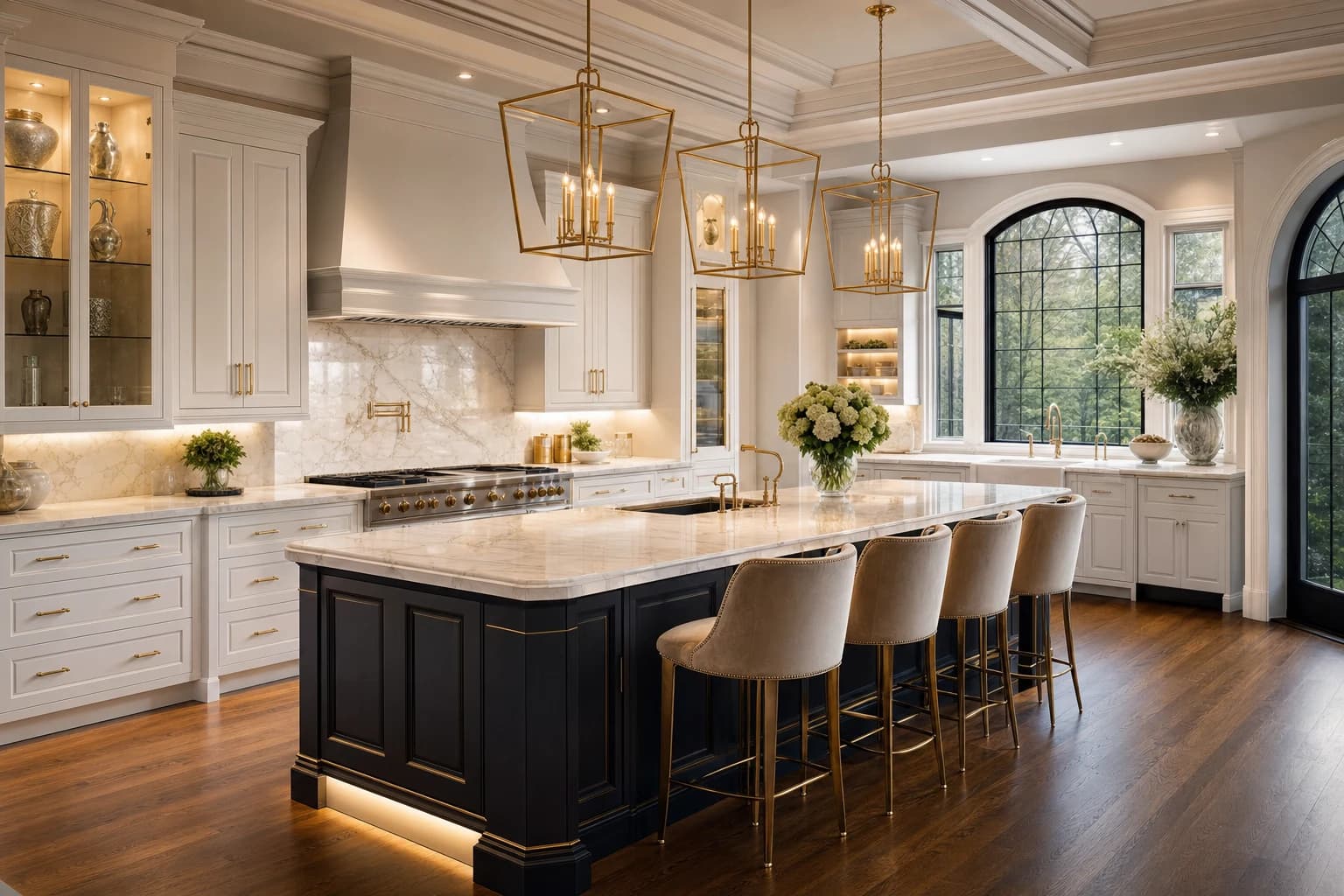 An ultra-luxury Kitchen Remodeling in a high-end estate in Fairfax Station, Virginia