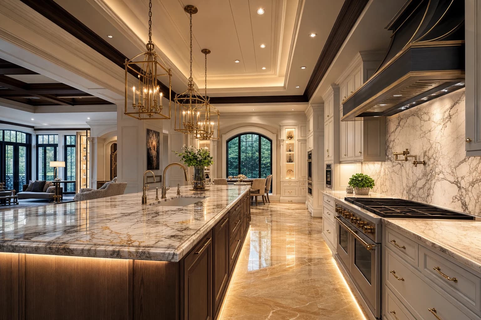 An ultra-luxury Kitchen Remodeling in a high-end estate in Falls Church City, Virginia
