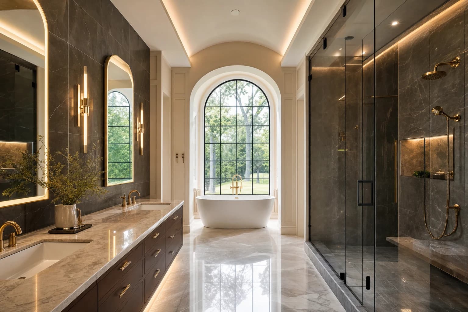 An ultra-luxury Bathroom Remodeling in a high-end estate in Fredericksburg, Virginia