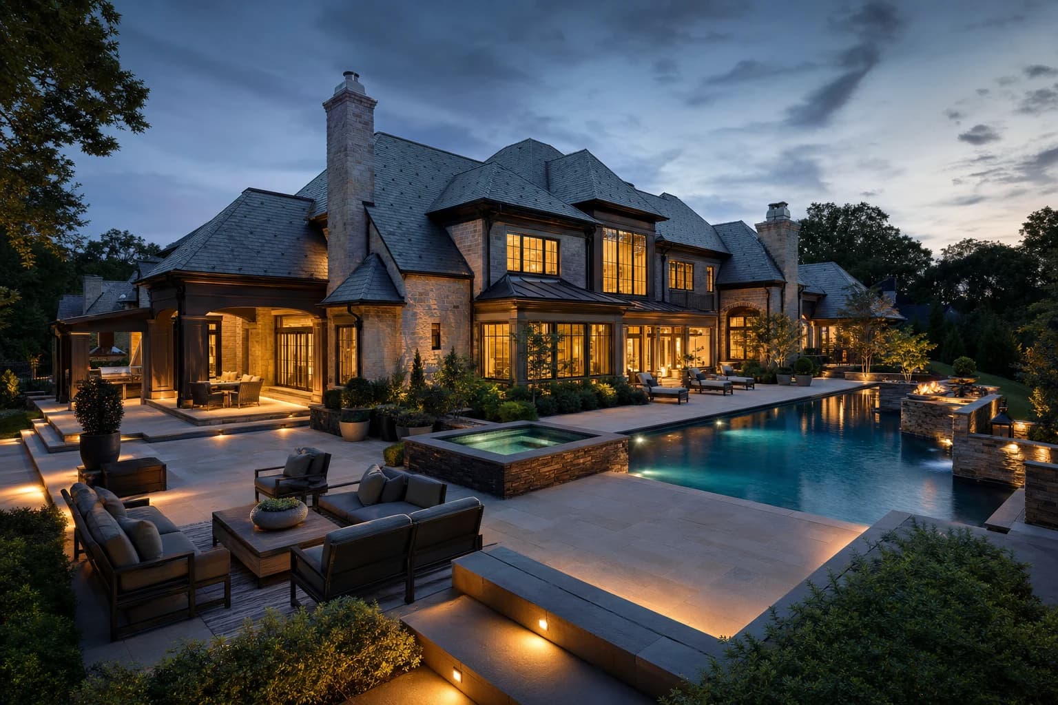 An ultra-luxury Home Additions in a high-end estate in Gainesville, Virginia