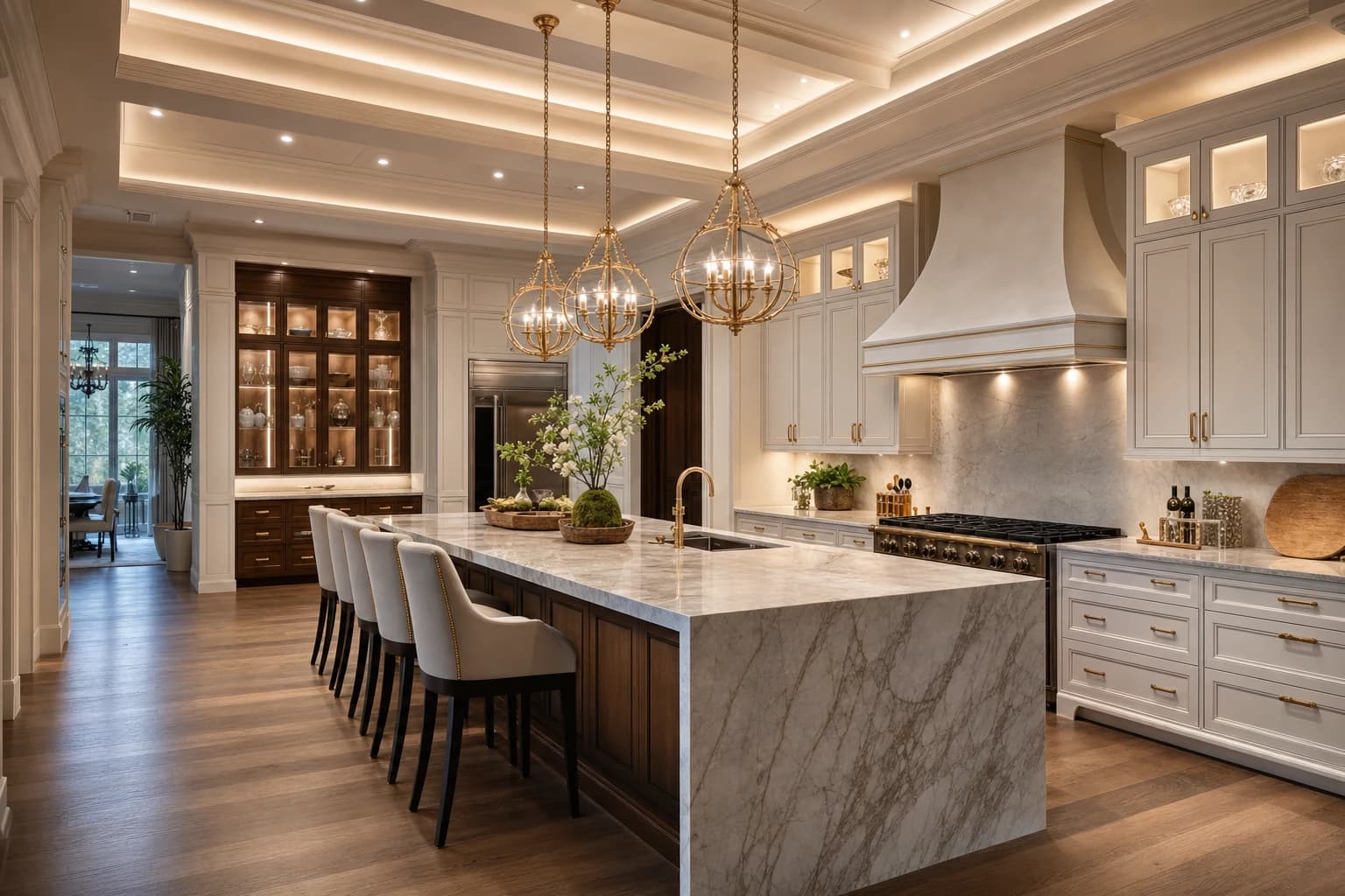 An ultra-luxury Kitchen Remodeling in a high-end estate in Gainesville, Virginia