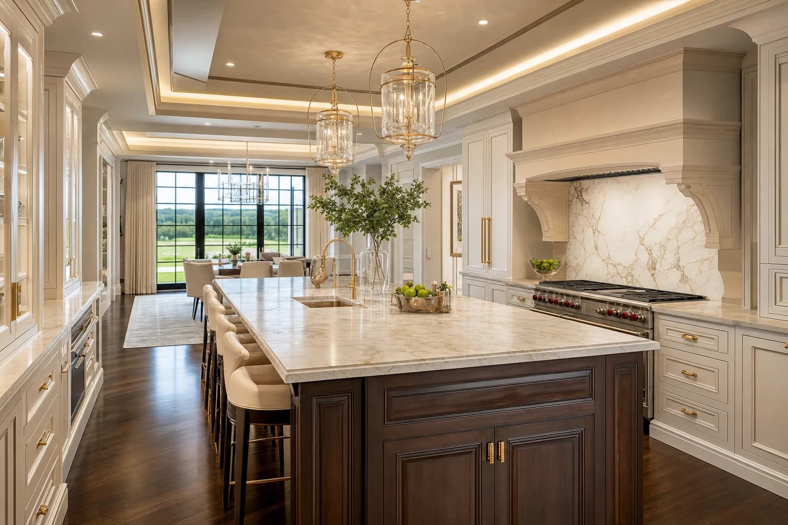 An ultra-luxury Kitchen Remodeling in a high-end estate in Leesburg, Virginia