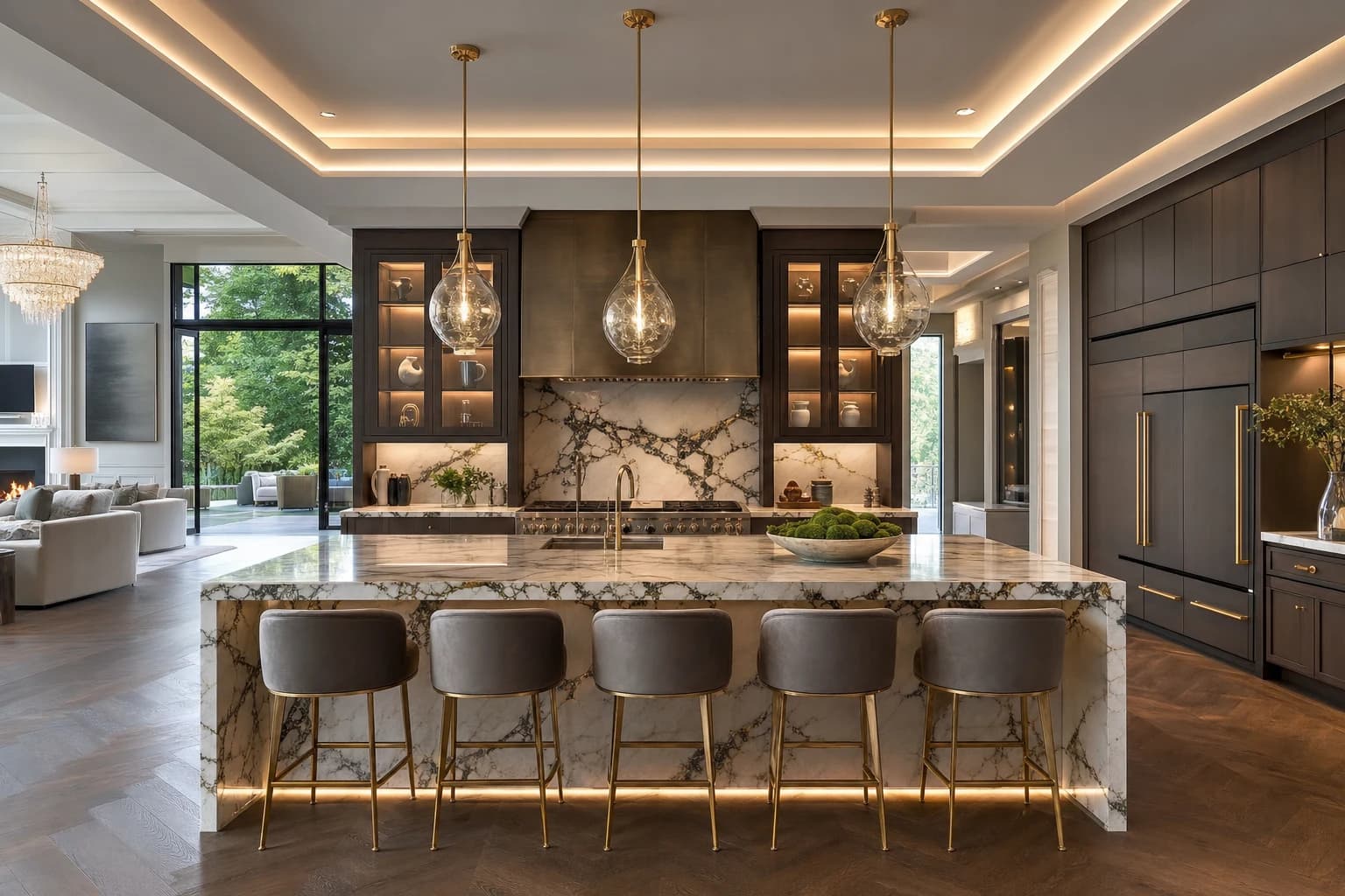 An ultra-luxury Kitchen Remodeling in a high-end estate in McLean, Virginia