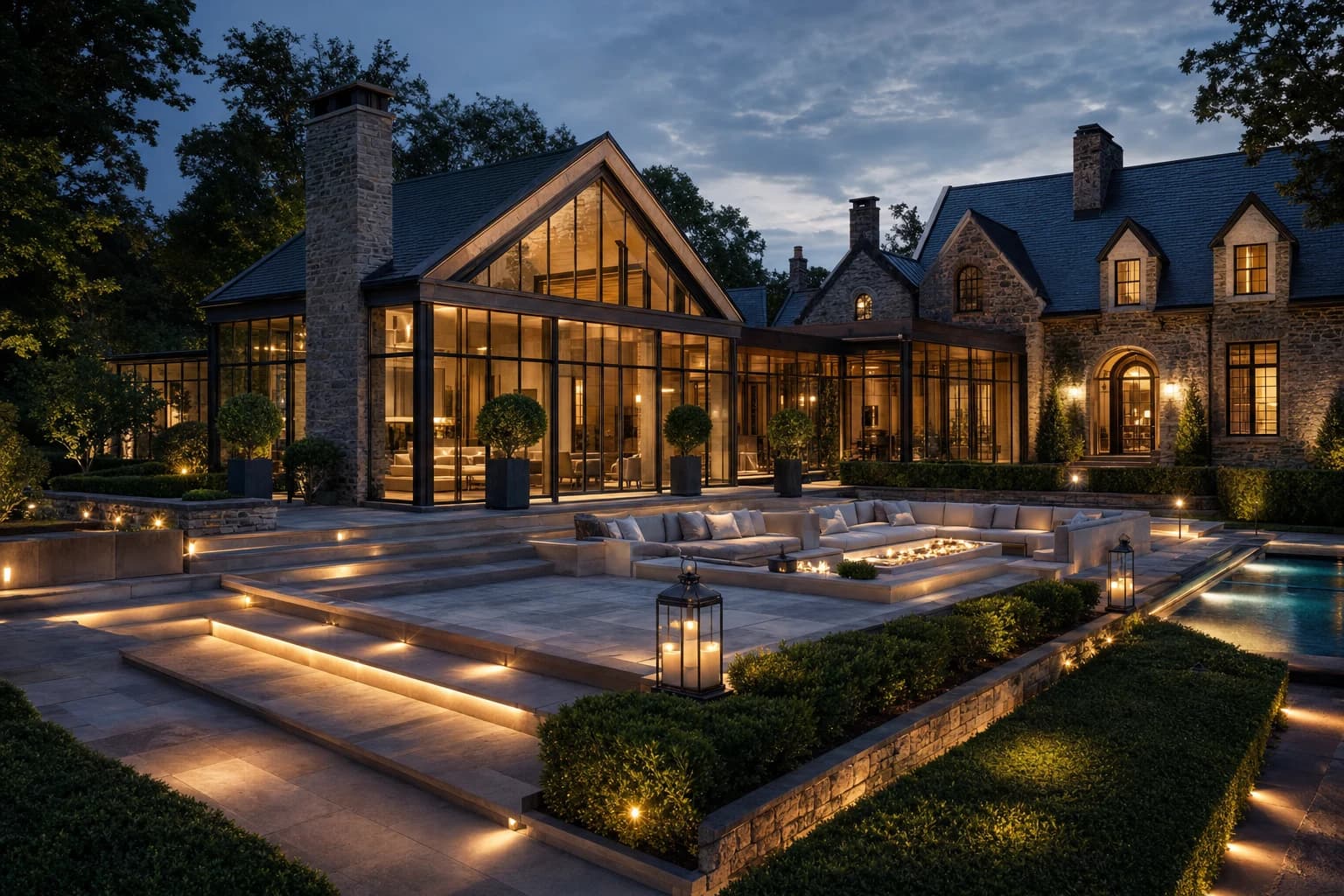 An ultra-luxury Home Additions in a high-end estate in Middleburg, Virginia