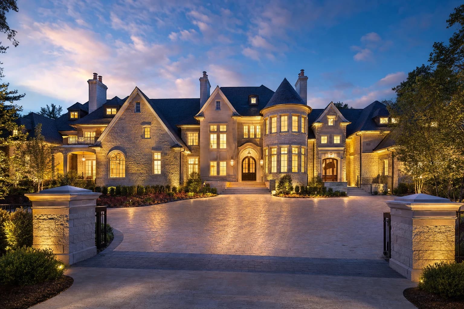 An ultra-luxury Custom Homes in a high-end estate in Mount Vernon, Virginia