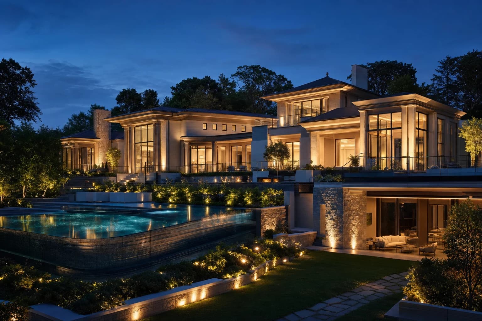 An ultra-luxury Home Additions in a high-end estate in Mount Vernon, Virginia
