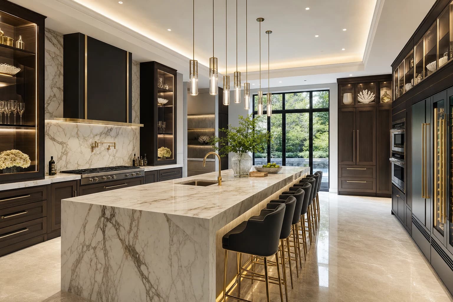 An ultra-luxury Kitchen Remodeling in a high-end estate in Reston, Virginia