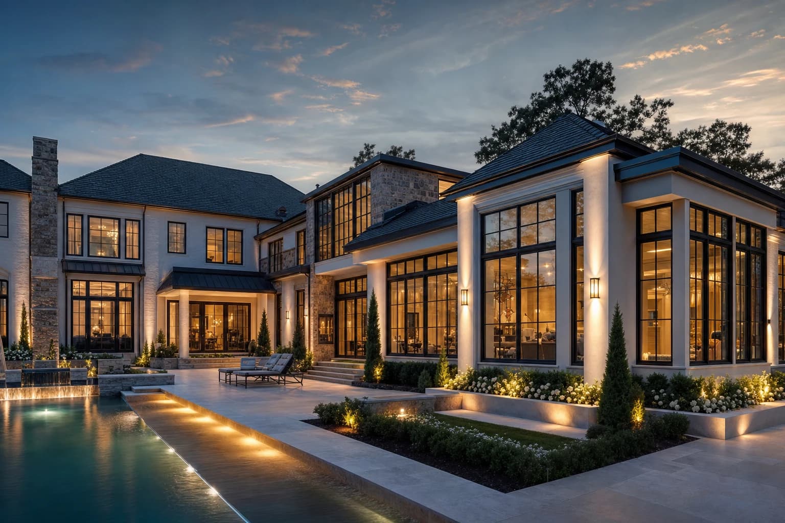 An ultra-luxury Home Additions in a high-end estate in Stafford, Virginia