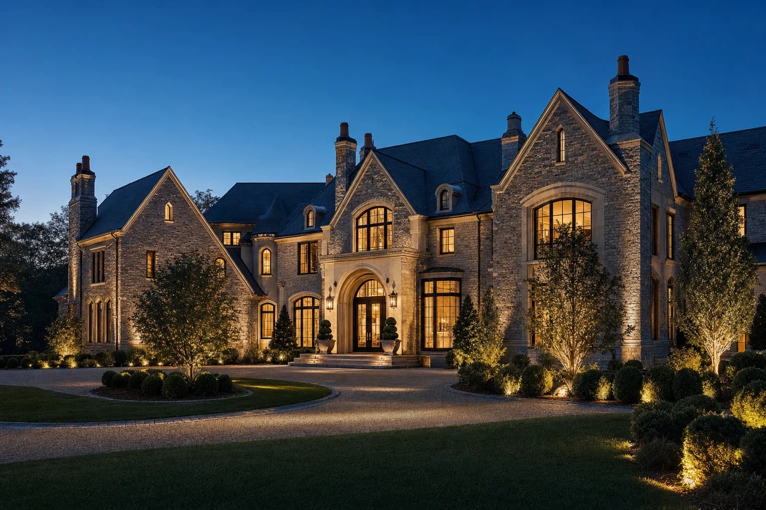 An ultra-luxury Custom Homes in a high-end estate in The Plains, Virginia