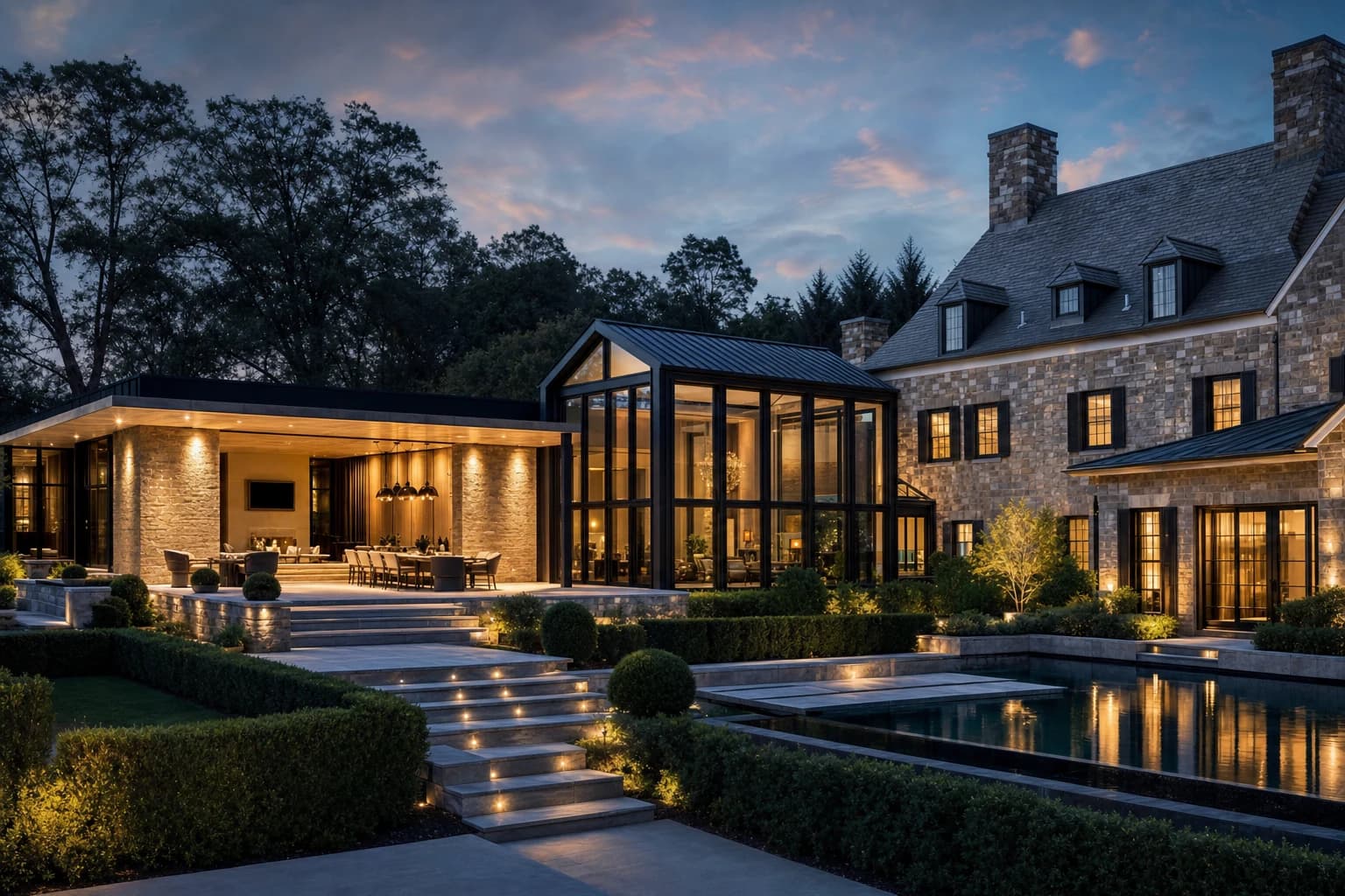 An ultra-luxury Home Additions in a high-end estate in The Plains, Virginia