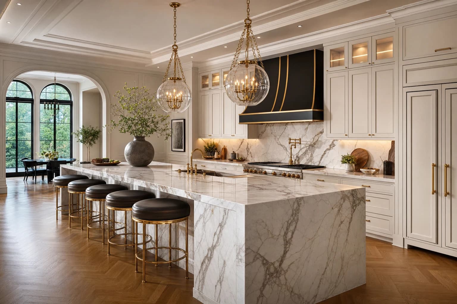 An ultra-luxury Kitchen Remodeling in a high-end estate in Vienna, Virginia