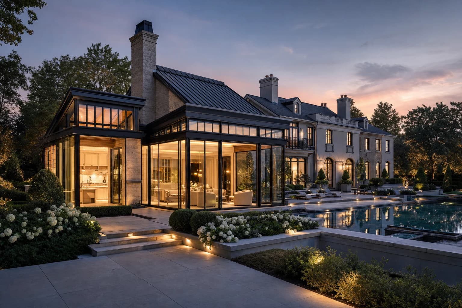 An ultra-luxury Home Additions in a high-end estate in Winchester, Virginia