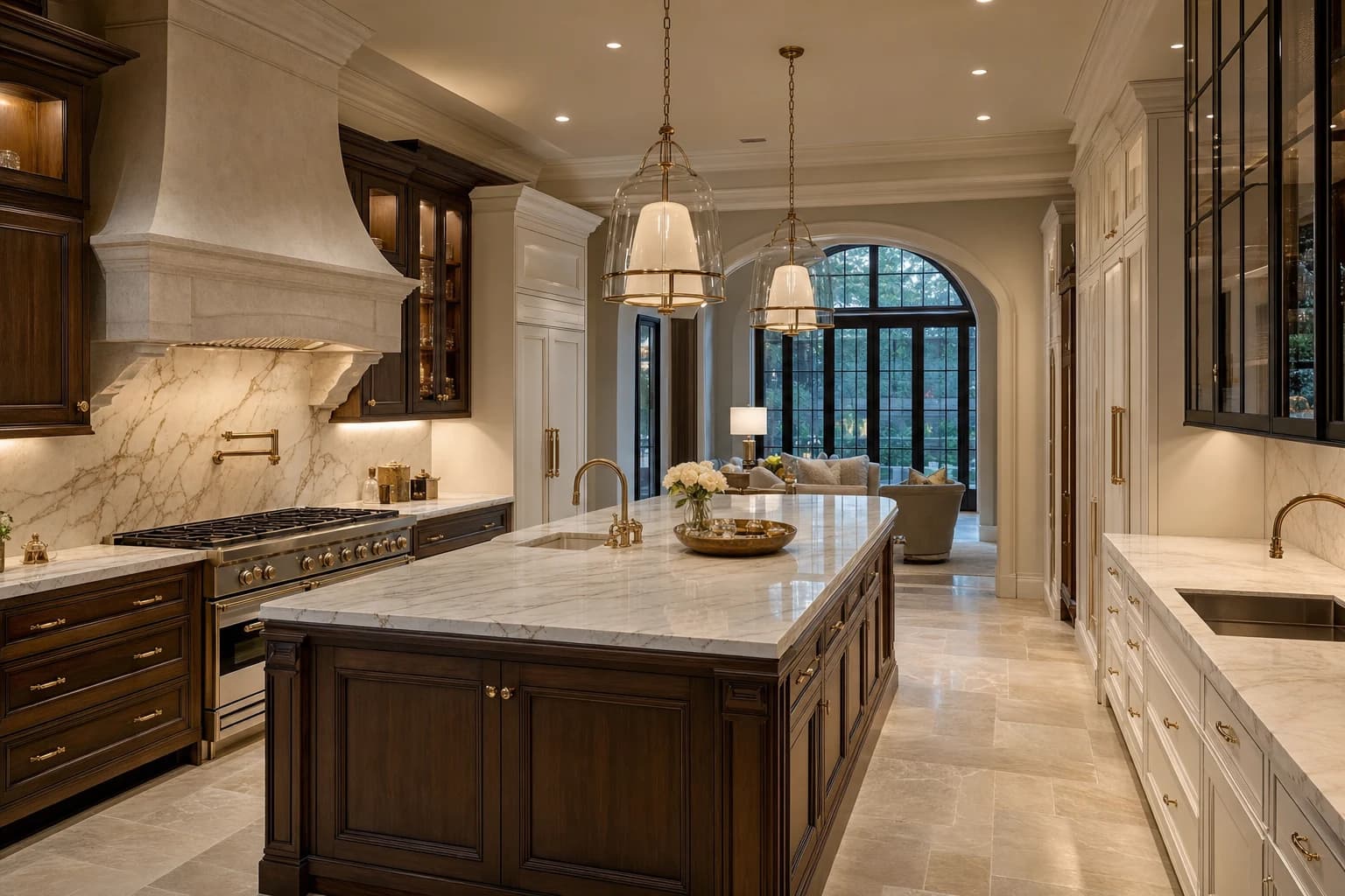 An ultra-luxury Kitchen Remodeling in a high-end estate in Winchester, Virginia
