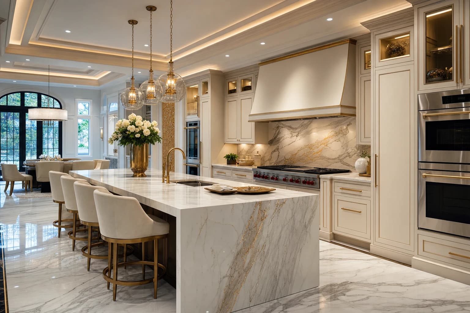 An ultra-luxury Kitchen Remodeling in a high-end estate in Woodbridge, Virginia