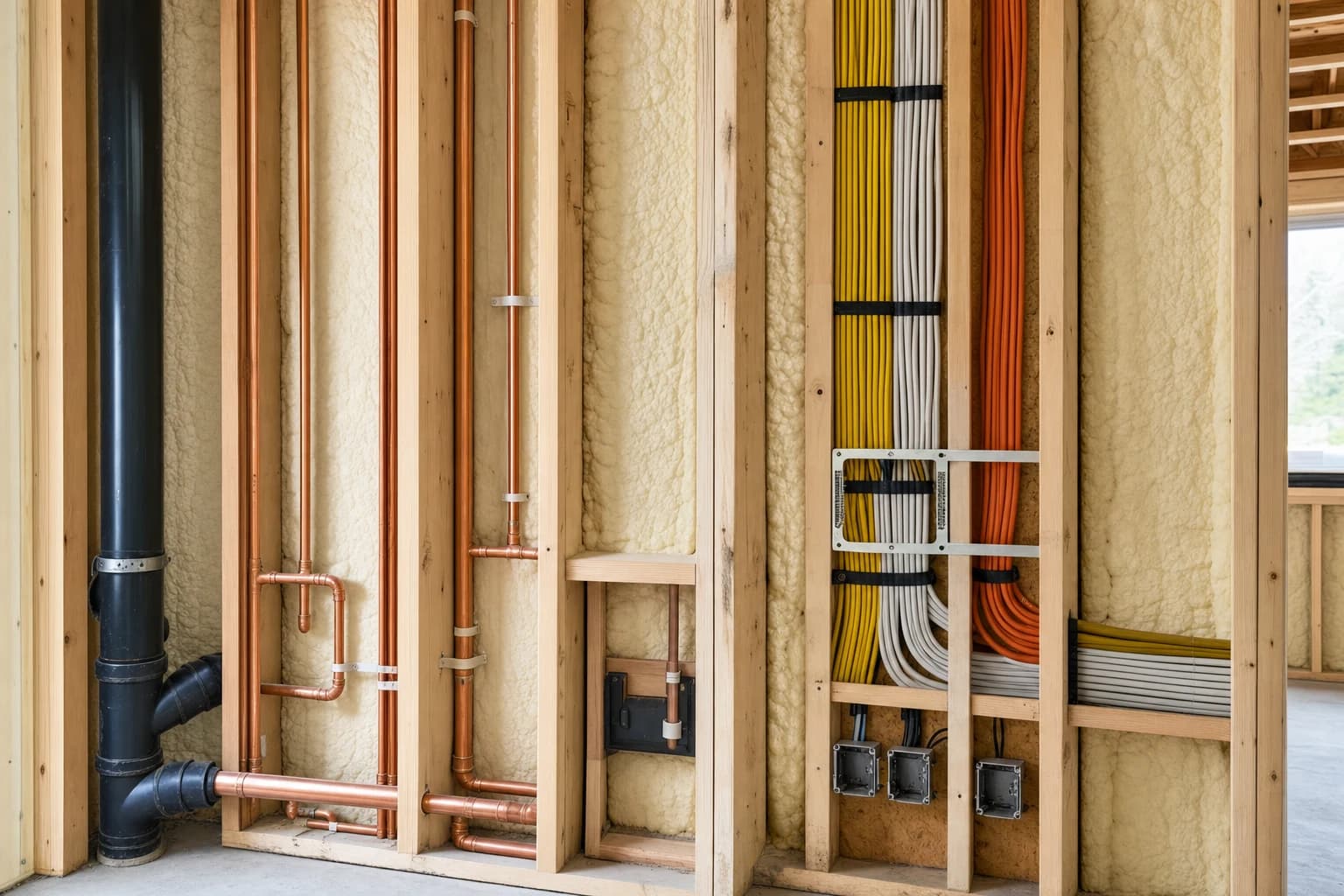 MEP Rough-Ins & Drywall