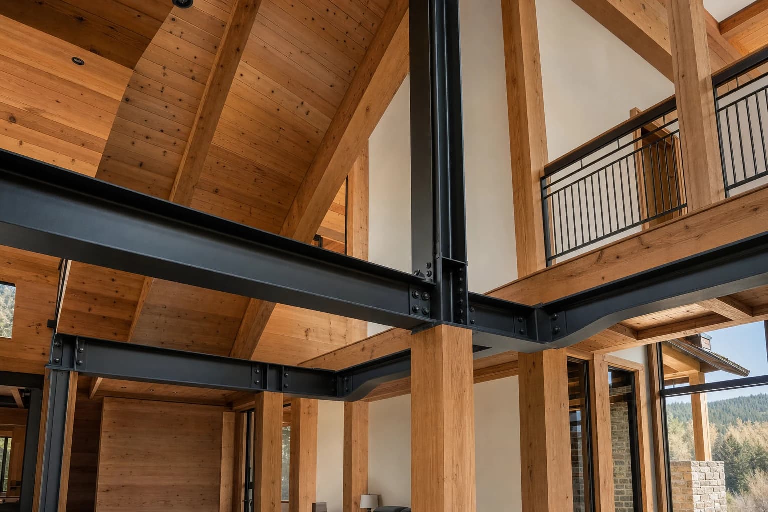 Commercial-Grade Structural Steel Spans