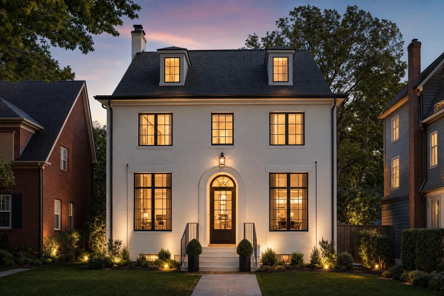 The Bellevue model estate in North Arlington, Virginia