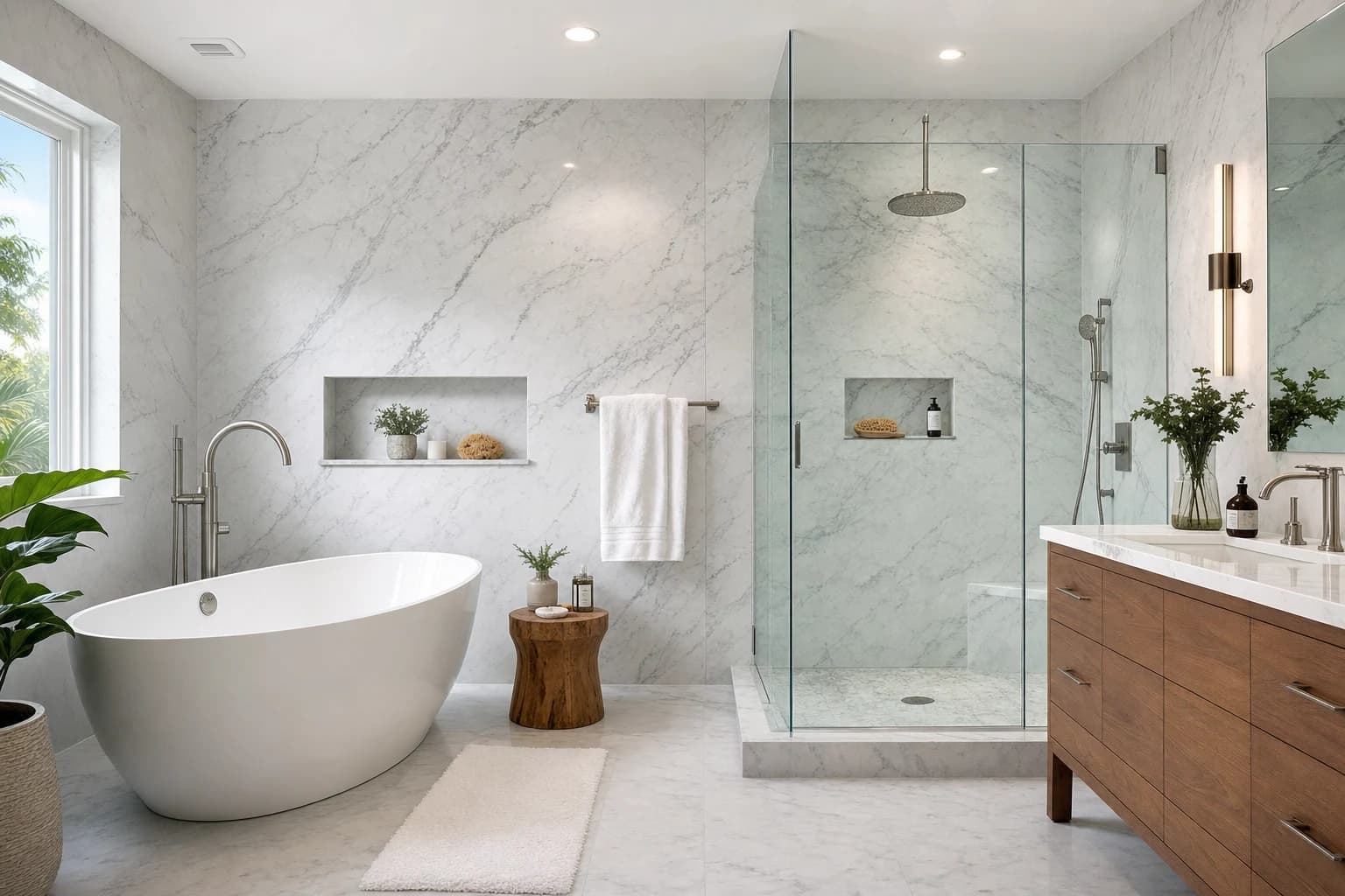 Spa-Inspired Bathrooms