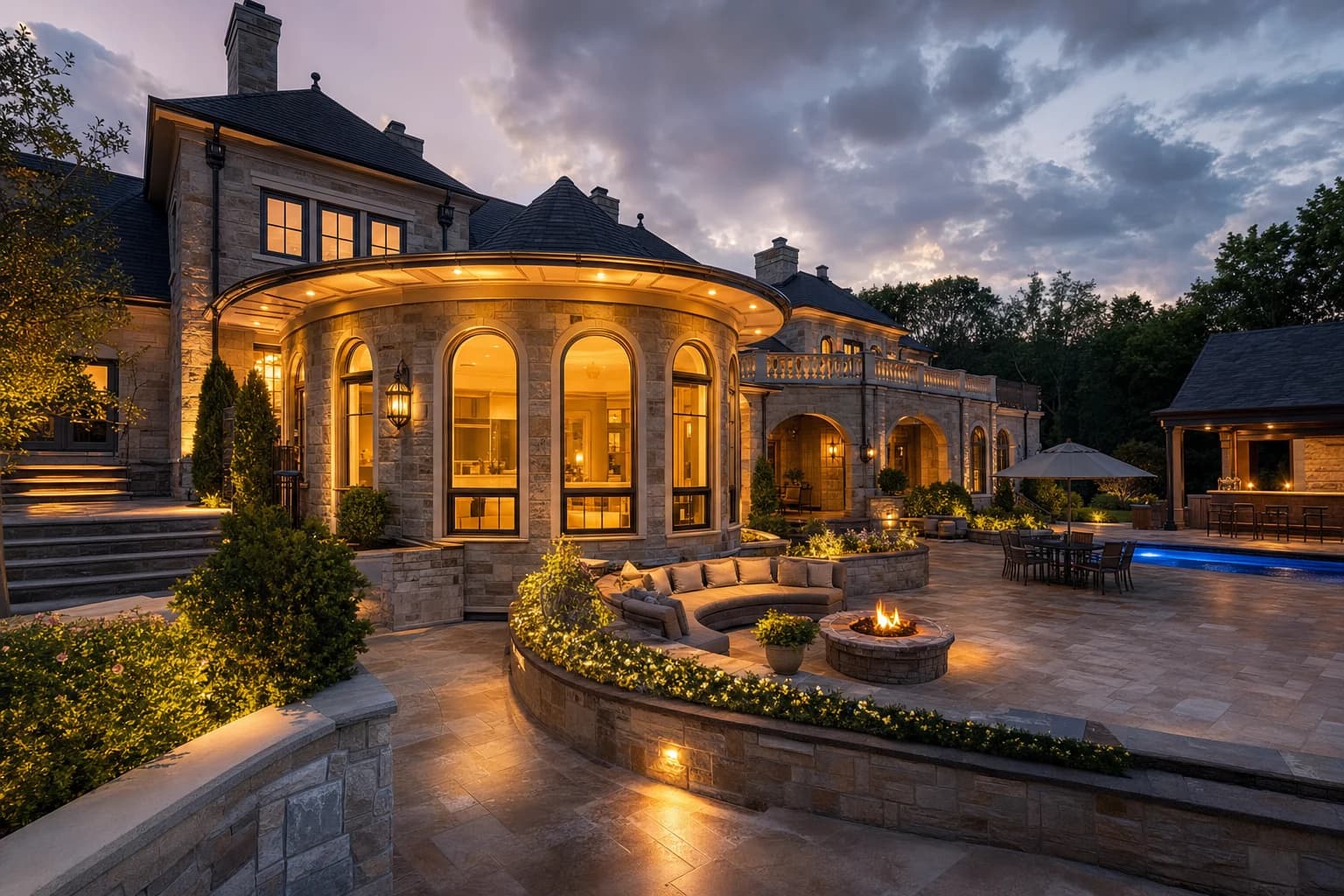 An ultra-luxury Home Additions in a high-end estate in Fairfax Station, Virginia