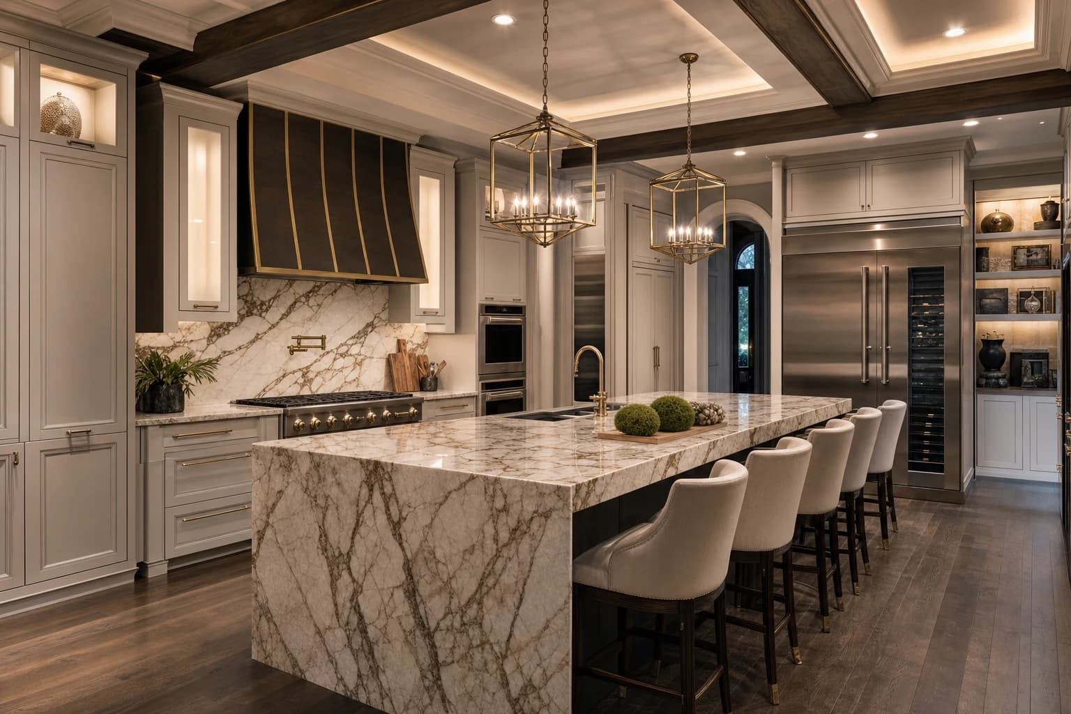 An ultra-luxury Kitchen Remodeling in a high-end estate in Fredericksburg, Virginia