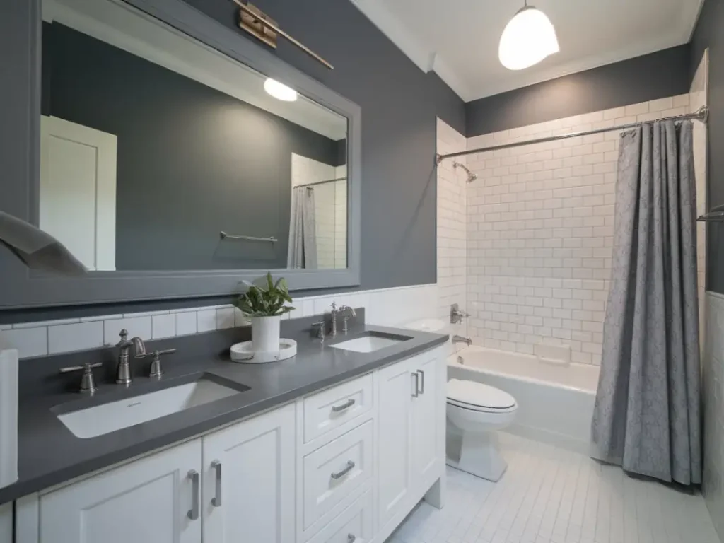 Bathroom Remodel ideas -white -gray in Virginia 