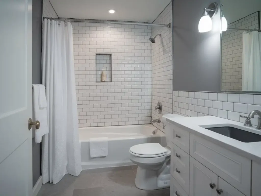 Layout & Storage Upgrades for bathroom remodel
